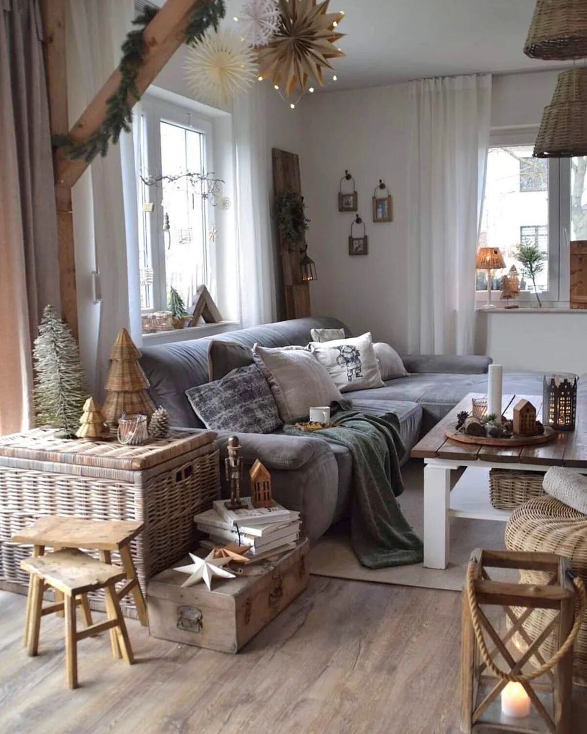 elegantes ideas de decoración invernal no navideña 22