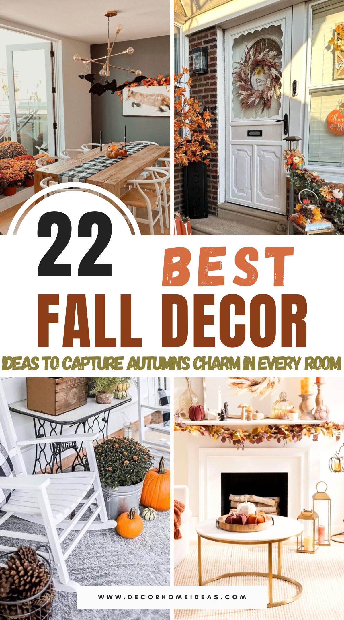 encantadoras ideas de decoración de otoño 1