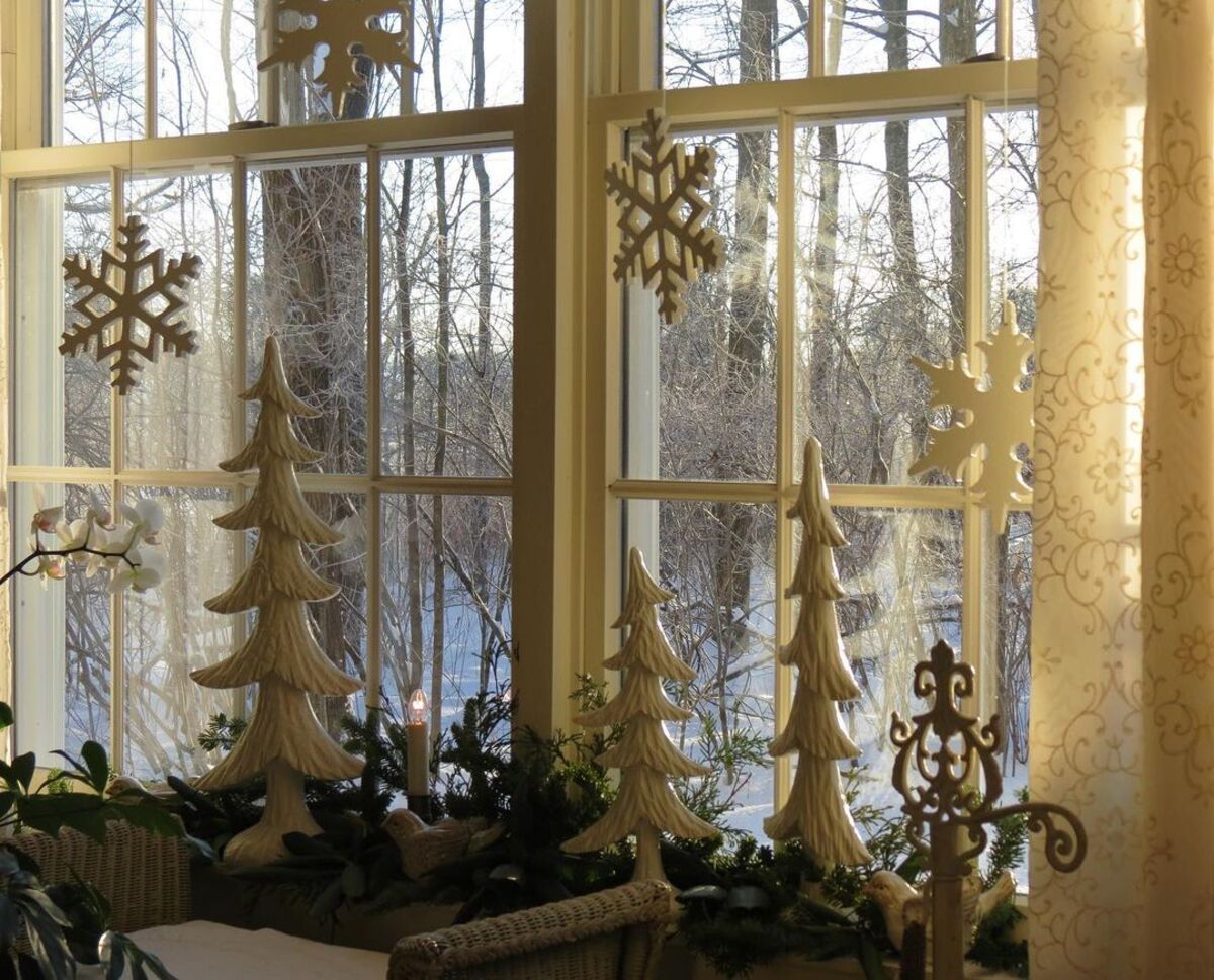 encantadoras ideas de decoración con copos de nieve 1