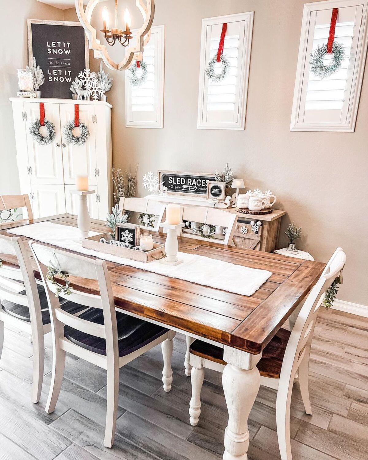 encantadoras ideas de decoración con copos de nieve 12