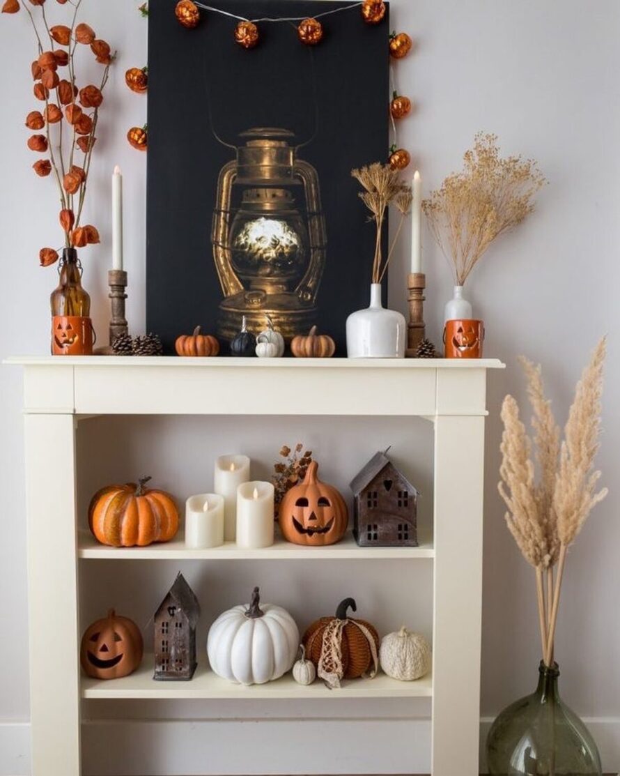 ideas de decoración de otoño para el hogar 17
