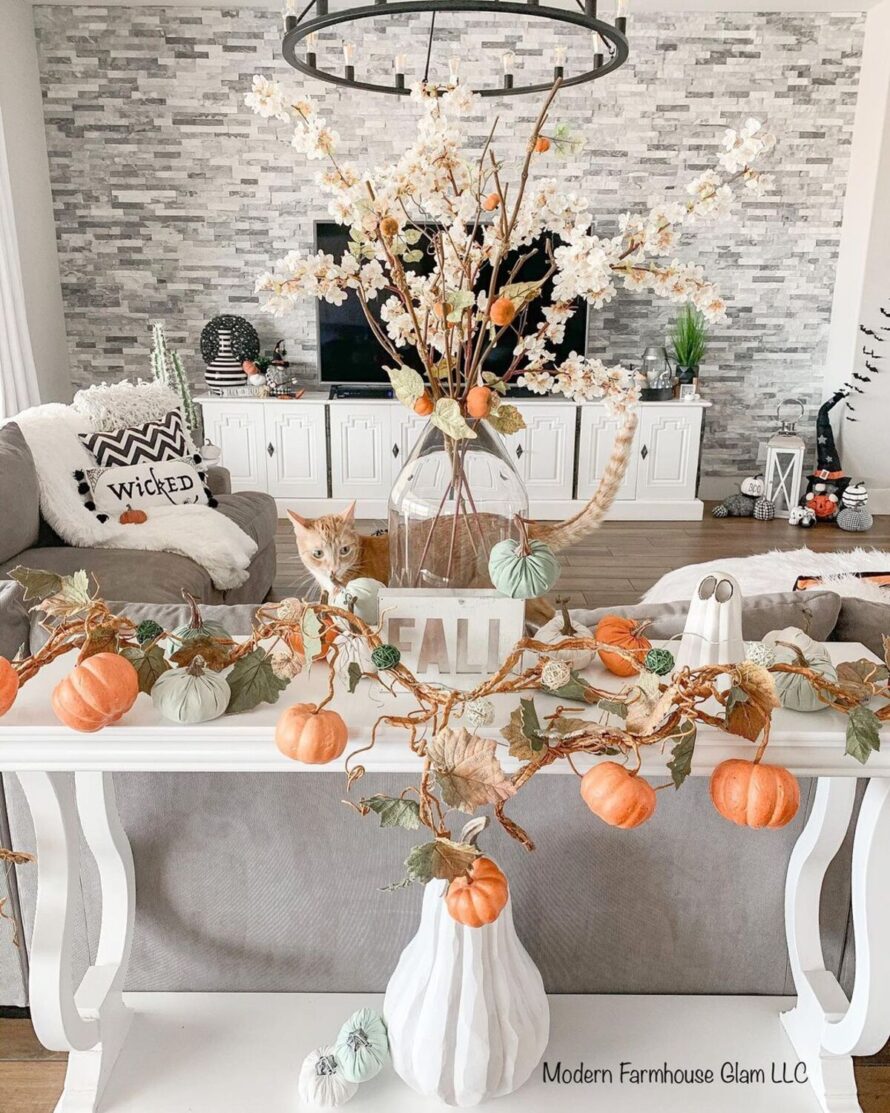 ideas de decoración de otoño para el hogar 8