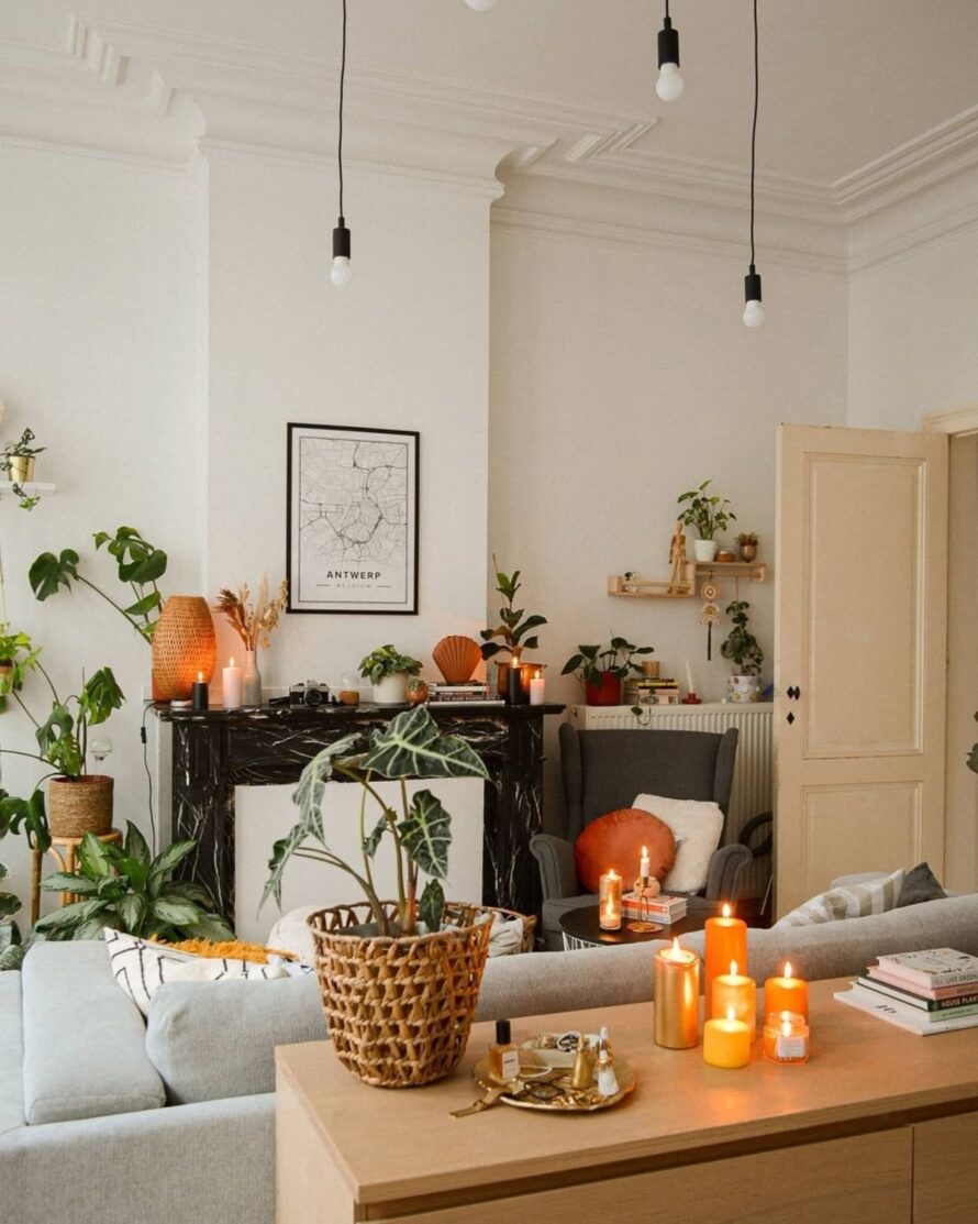 ideas de decoración de otoño para el hogar 9