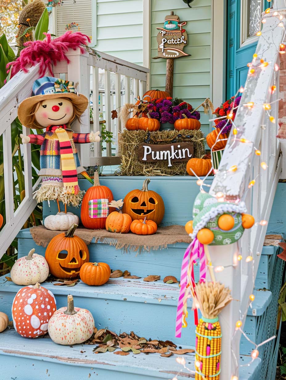 ideas para decorar el porche en otoño 3