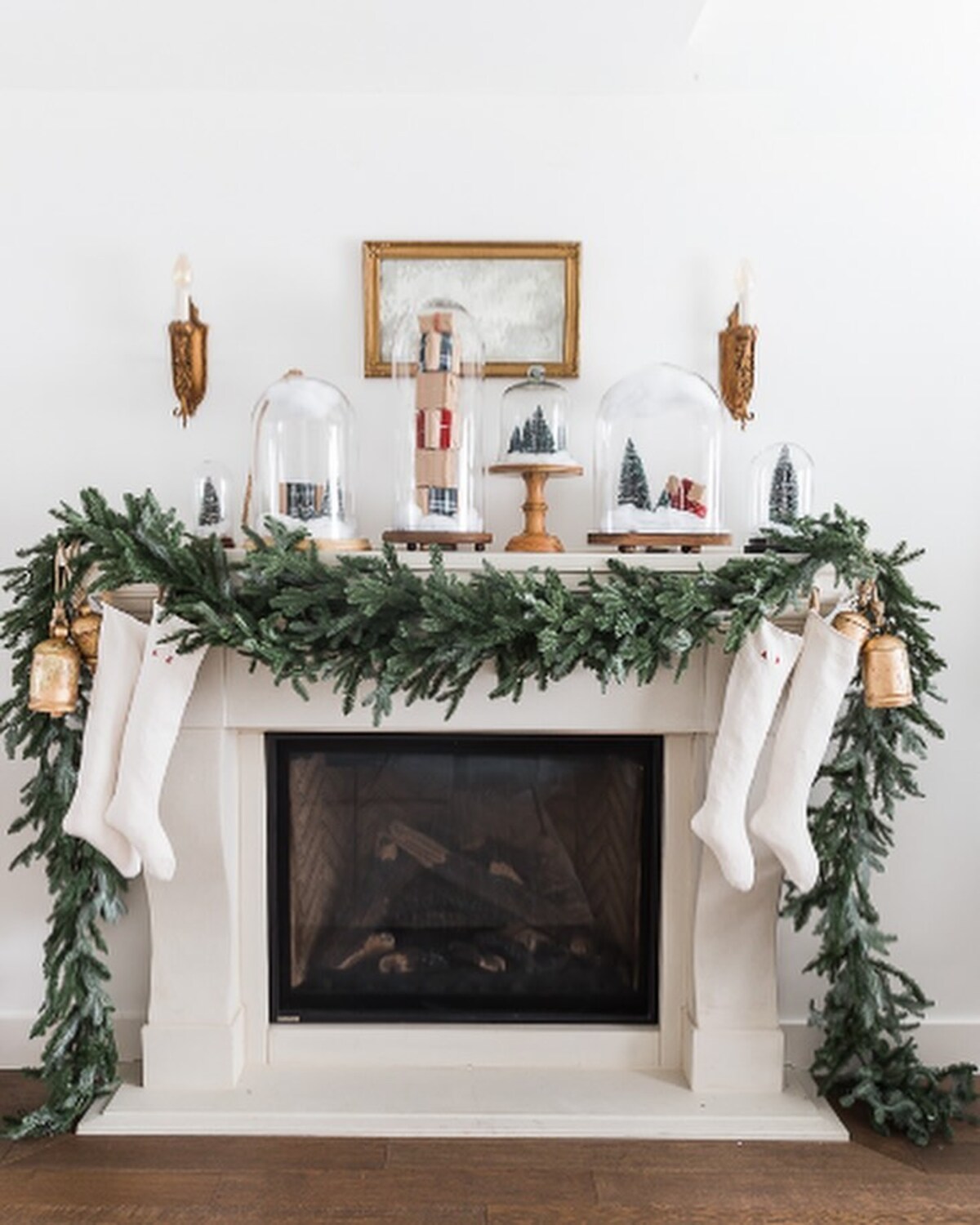 ideas para decorar la chimenea de navidad 9
