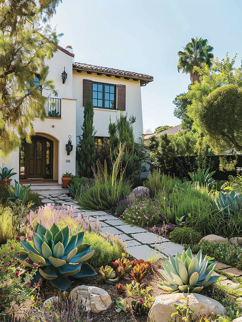 ideas de jardinería para el jardín delantero