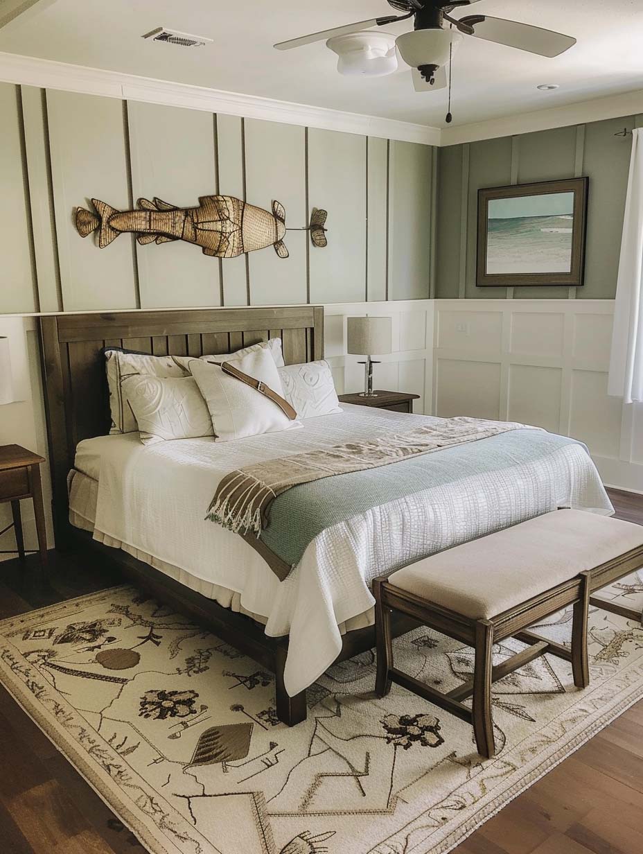 20. Encanto de playa rústico