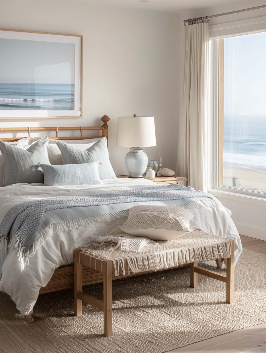 32. Minimalist Beachfront Haven