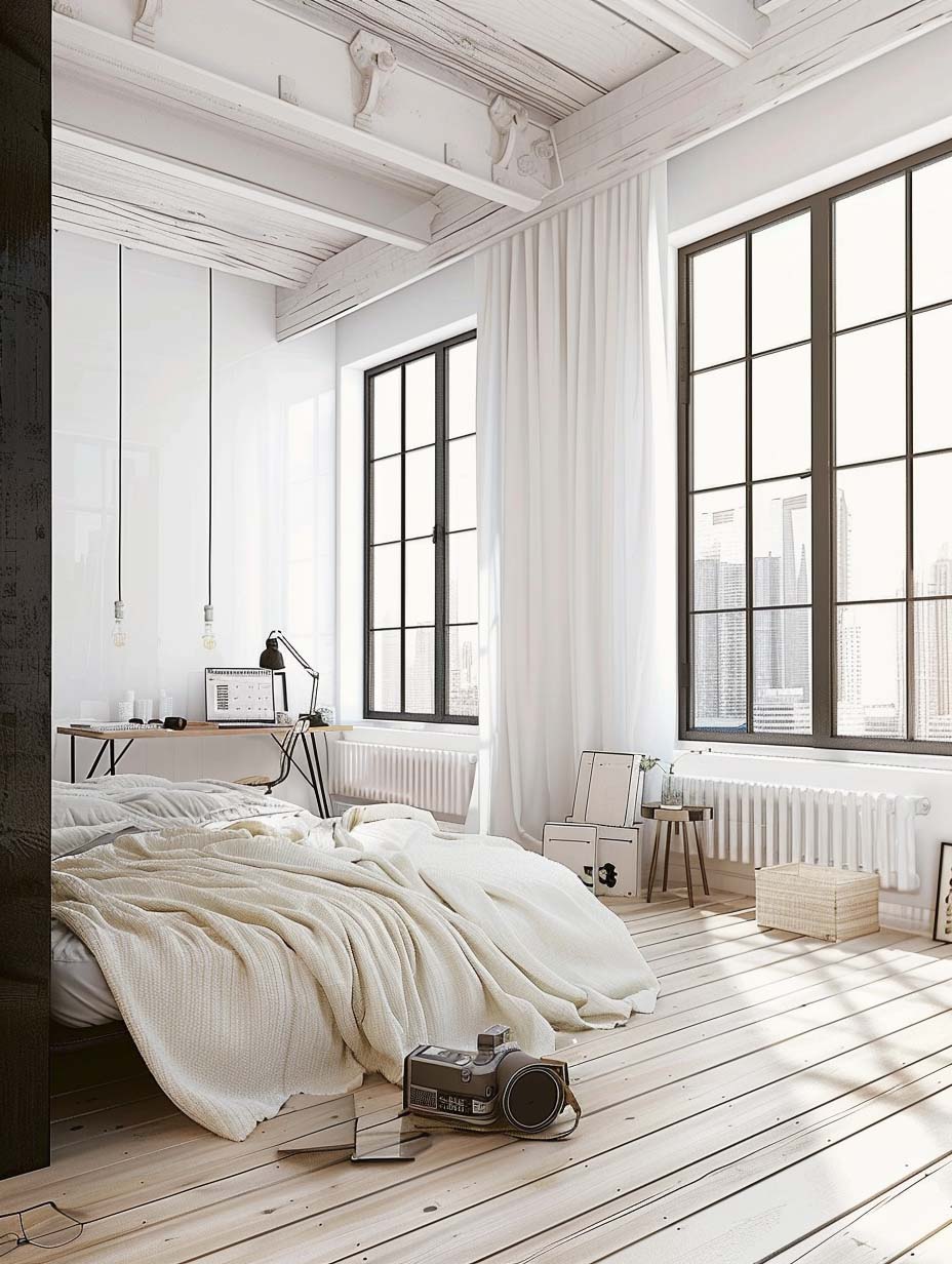 25. Loft minimalista