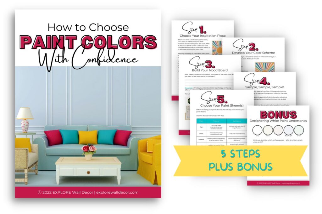 cómo elegir colores de pintura con confianza guía de acción