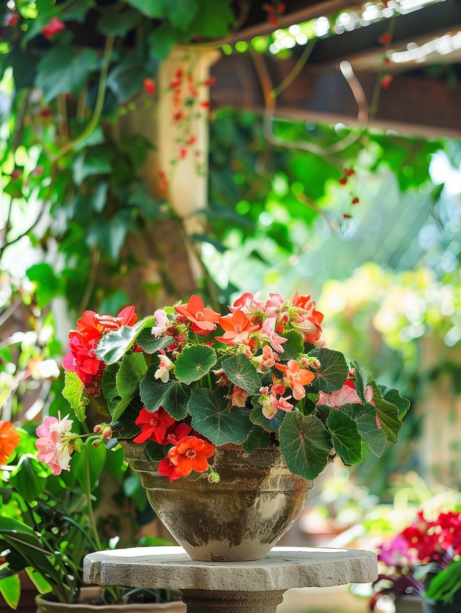 3. Begonias