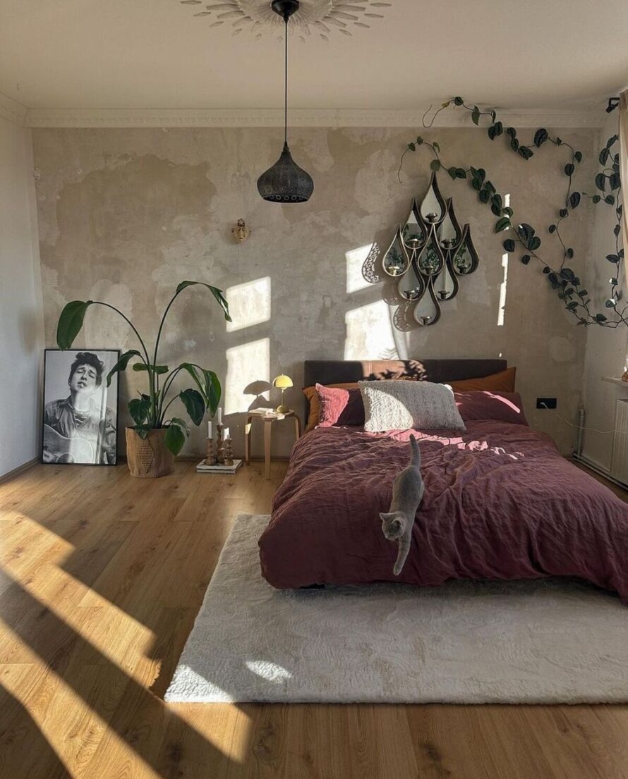 guía para incorporar elementos bohemios en el diseño del dormitorio 1