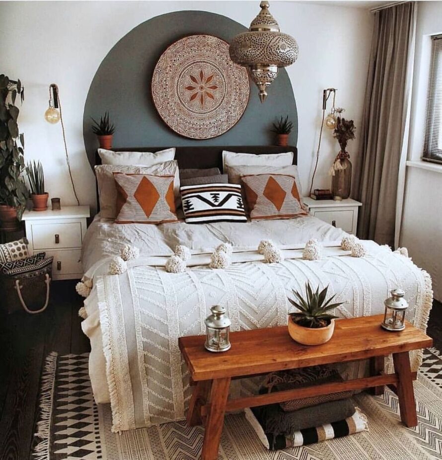 guía para incorporar elementos bohemios al diseño del dormitorio 16