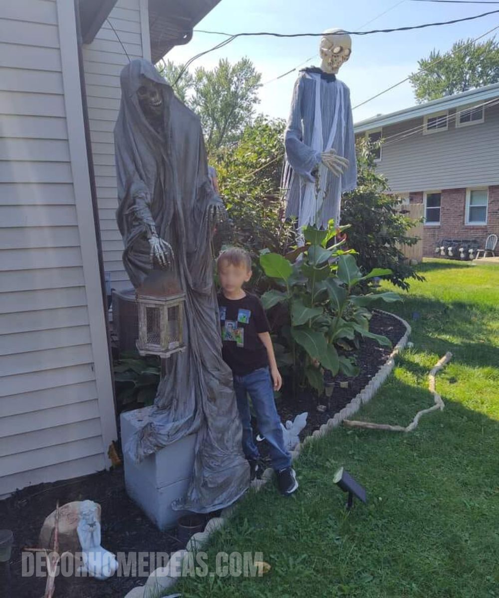 esqueleto decoraciones de halloween 10