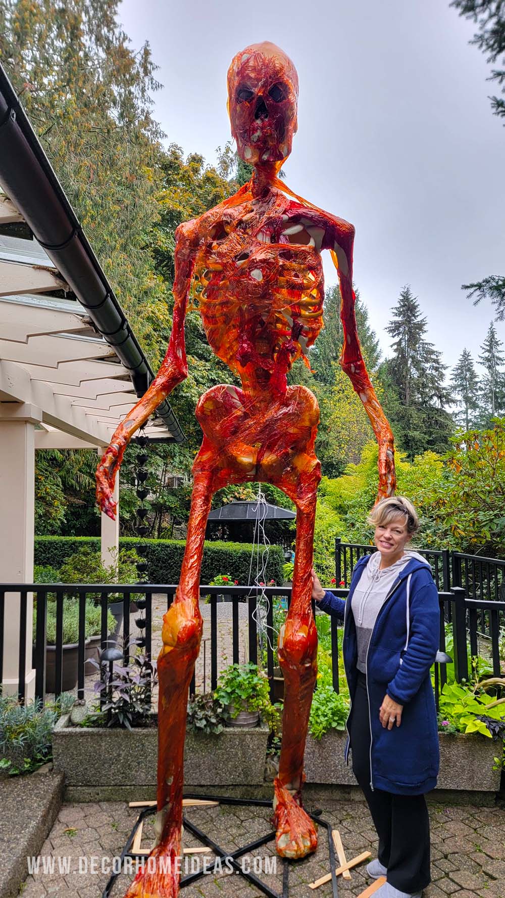 esqueleto decoraciones de halloween 11