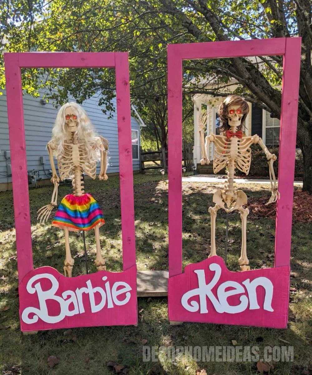 esqueleto decoraciones de halloween 17