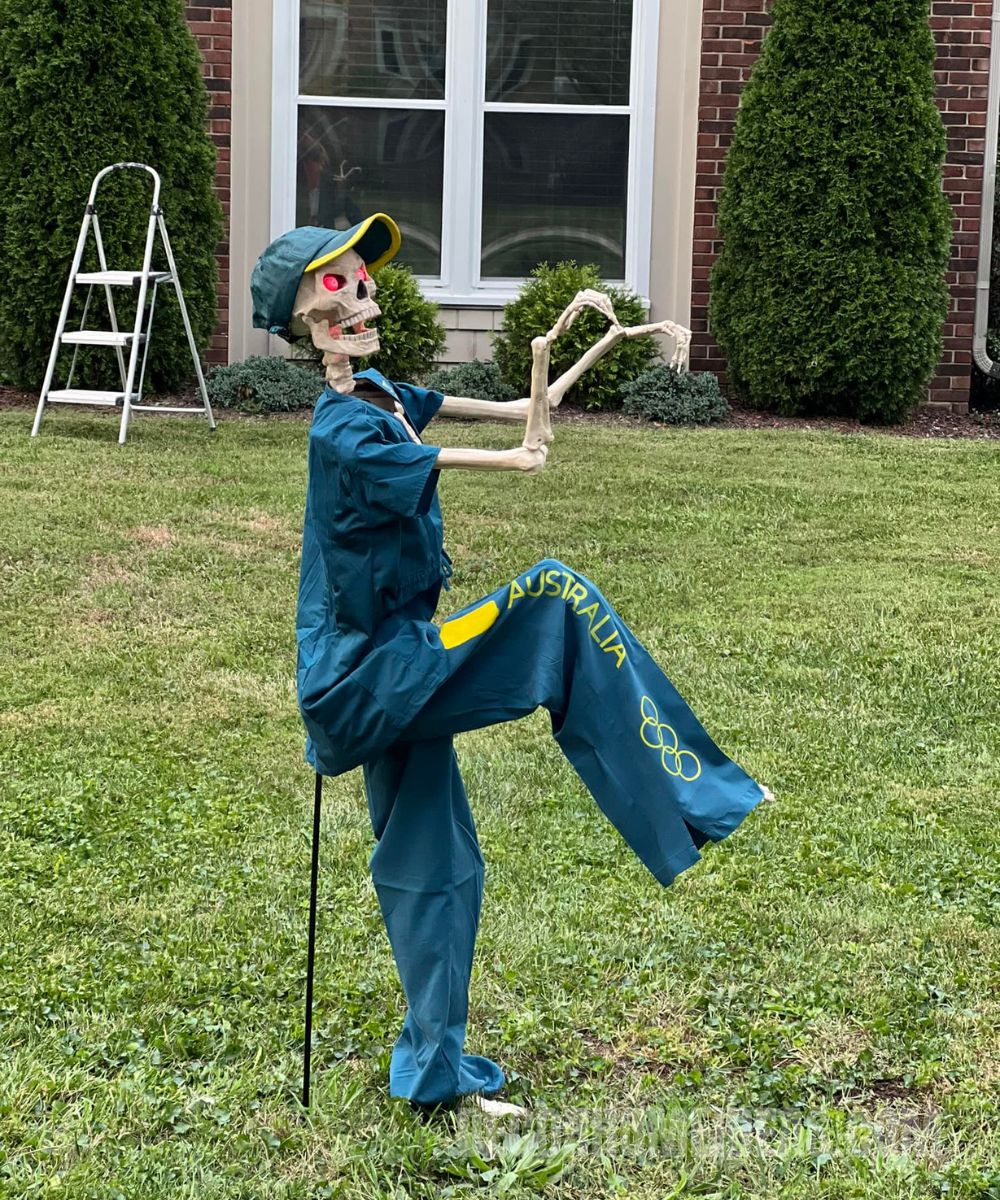 esqueleto decoraciones de halloween 21