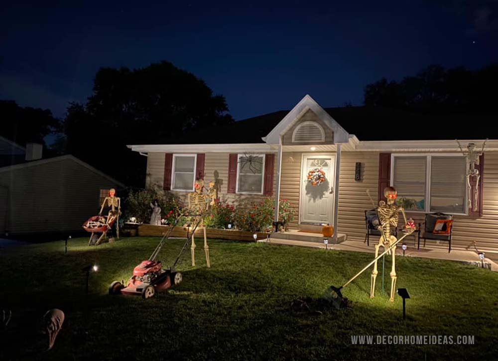 esqueleto decoraciones de halloween 3