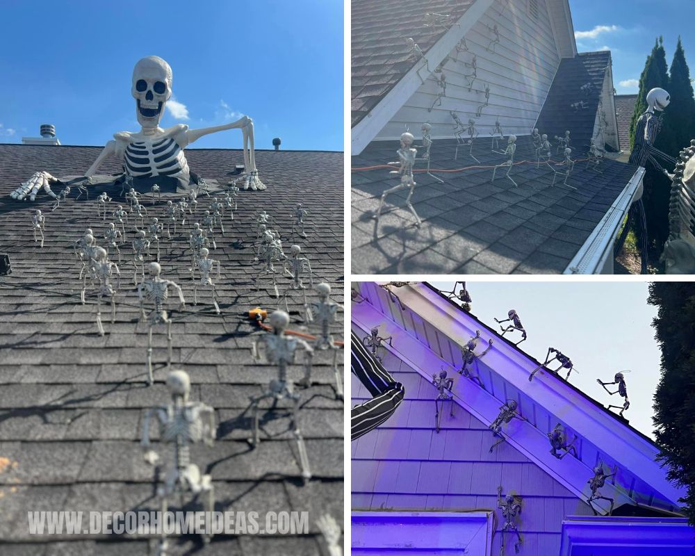 esqueleto decoraciones de halloween 4a