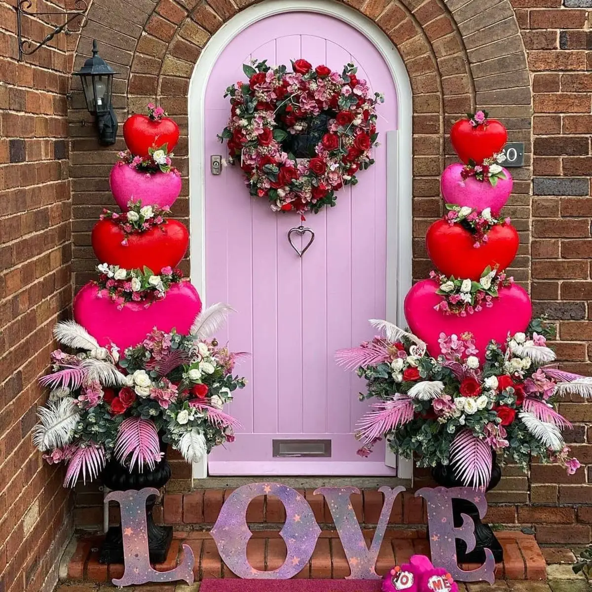 decoraciones para puertas de san valentín 17